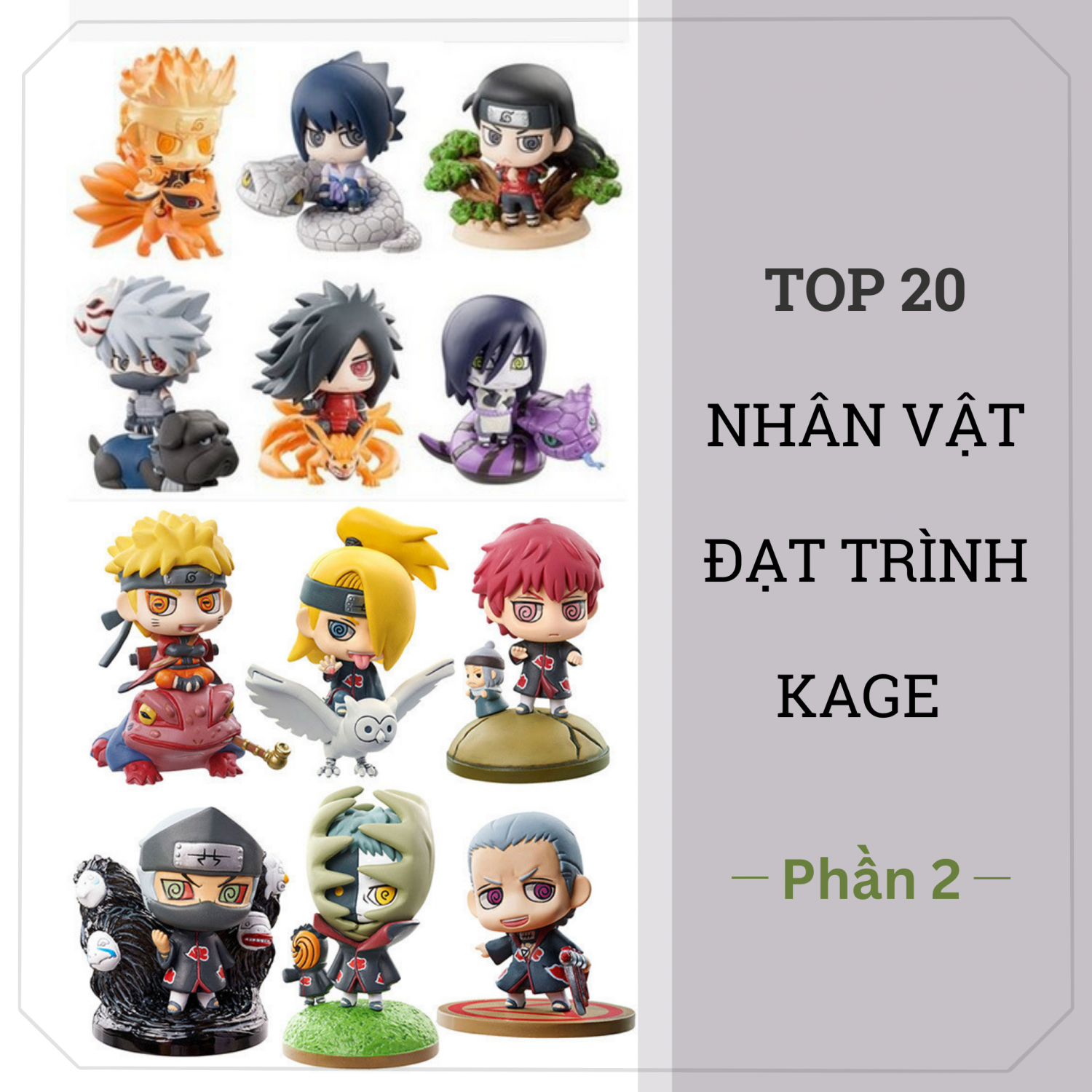 TOP 20 NHÂN VẬT ĐẠT TRÌNH KAGE TRONG NARUTO – PHẦN 2