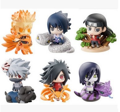 Bộ 6 mô hình nhân vật Naruto mini 3